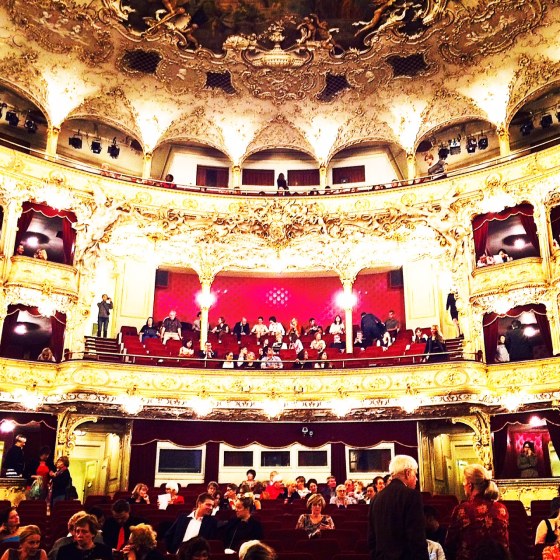 The stunning State Opera in Prague